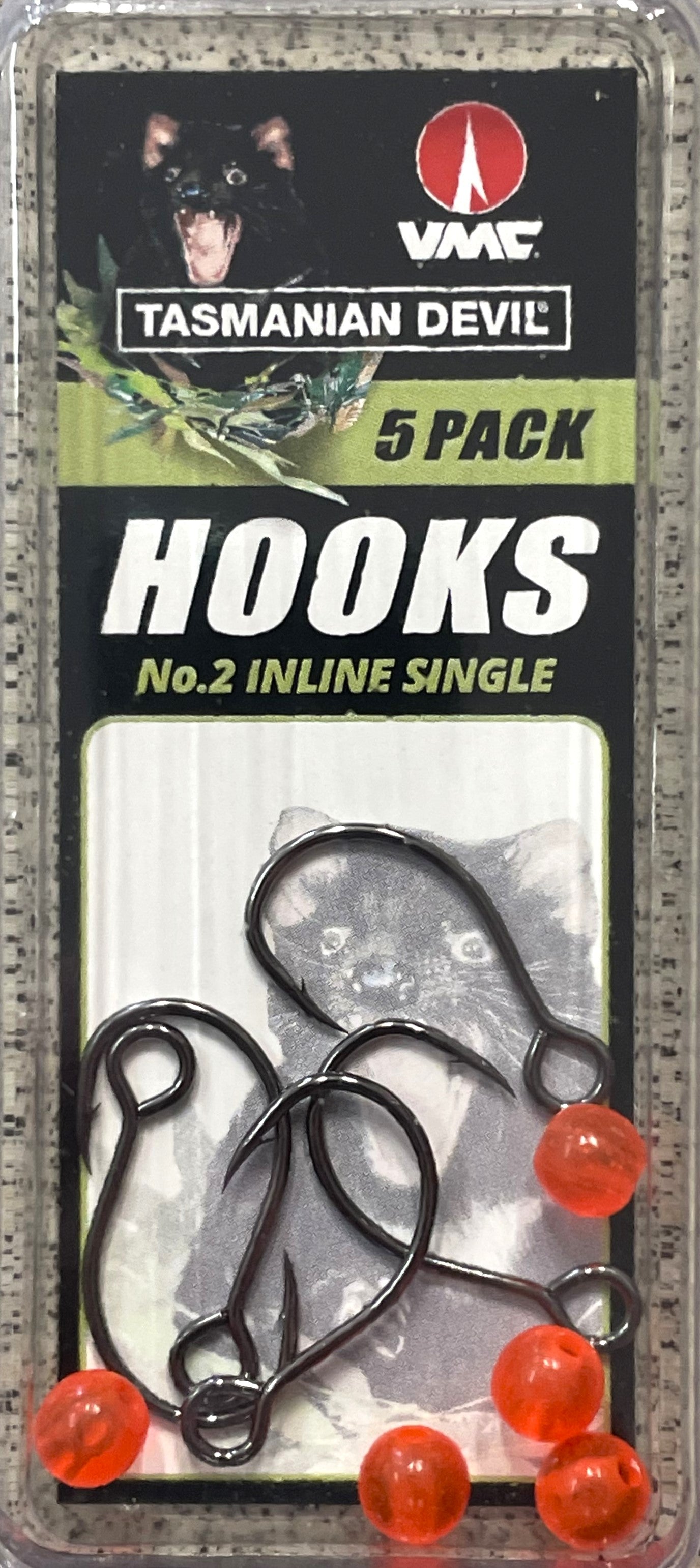 Tasmanian Devil In-Line Single Hook 5pk - #2 (WE2) – Trophy Trout Lures and  Fly Fishing