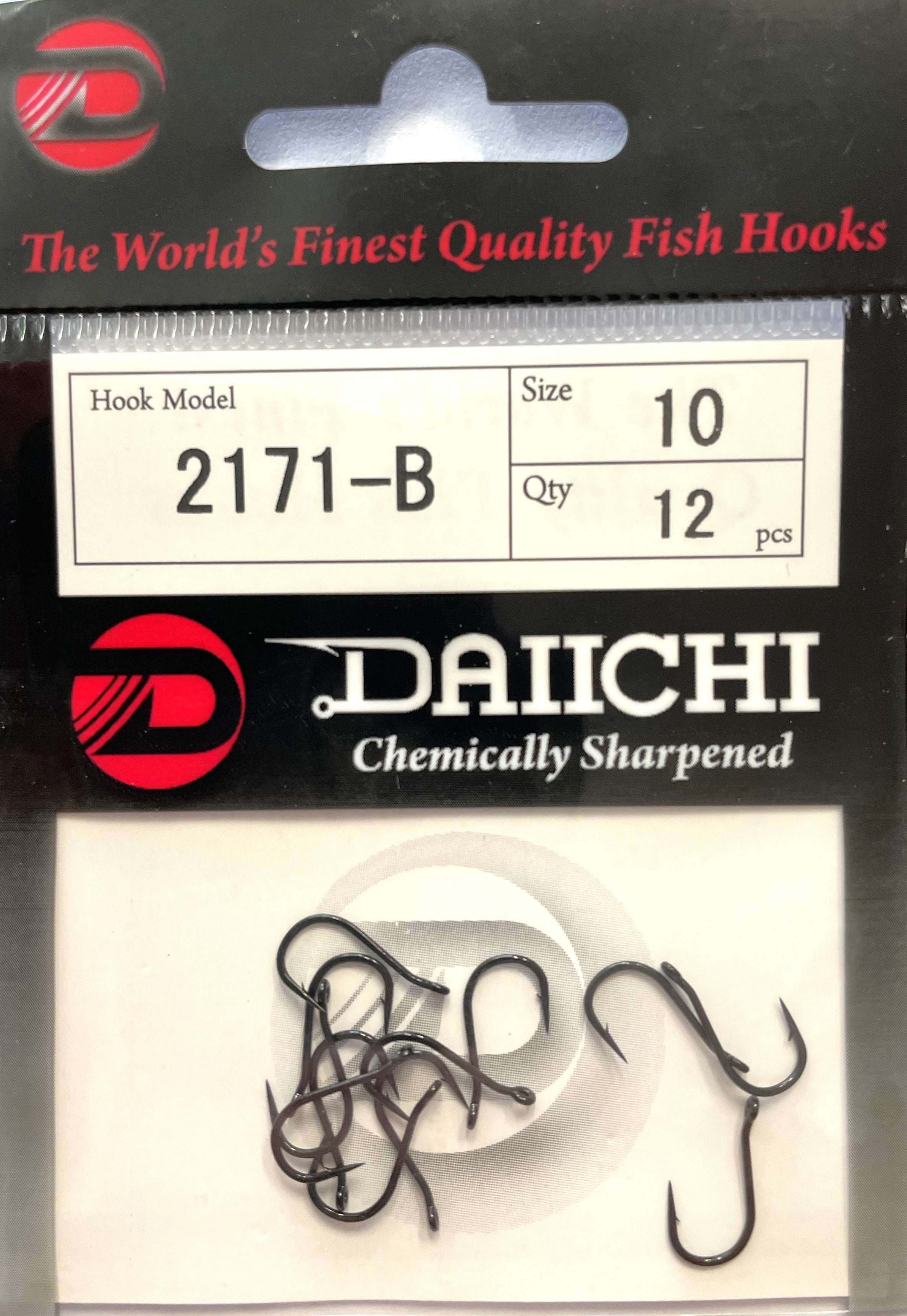 DAIICHI 2171-B Series Hooks - Size 10 (12pk) – Trophy Trout Lures