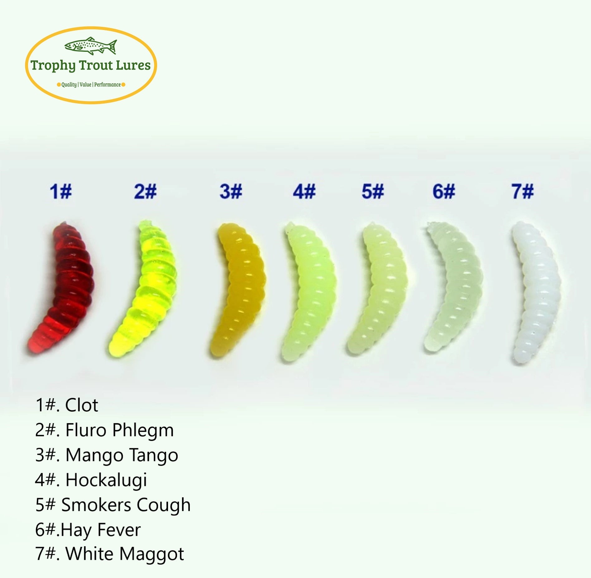 Artificial Maggots/Grubs 25pk – Trophy Trout Lures and Fly Fishing