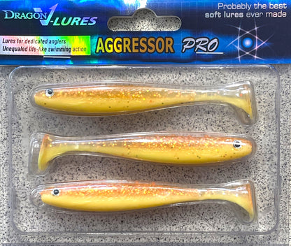 Dragon Aggressor Pro 4" - Golden Shad