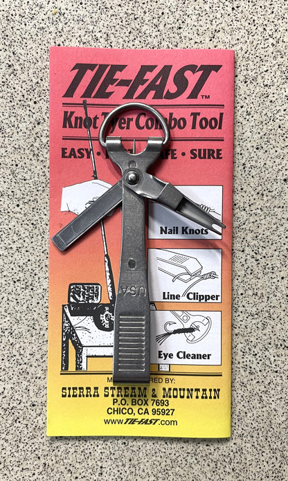 Tie-Fast Knot Tyer Combo Tool - Silver