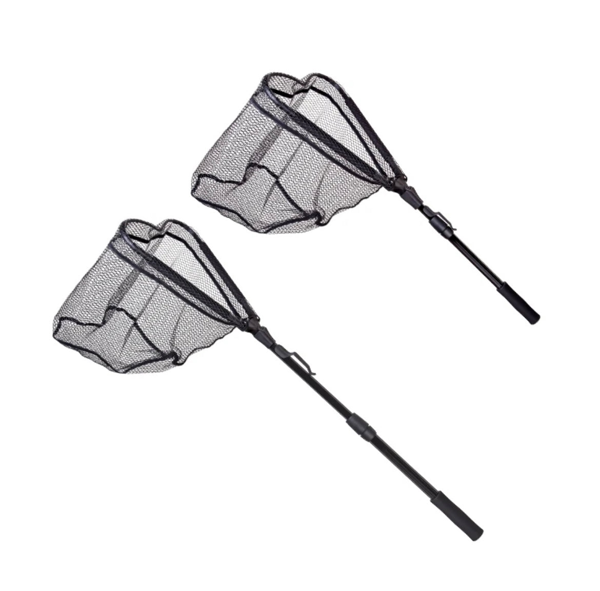 Telescopic Folding Landing Net - Black