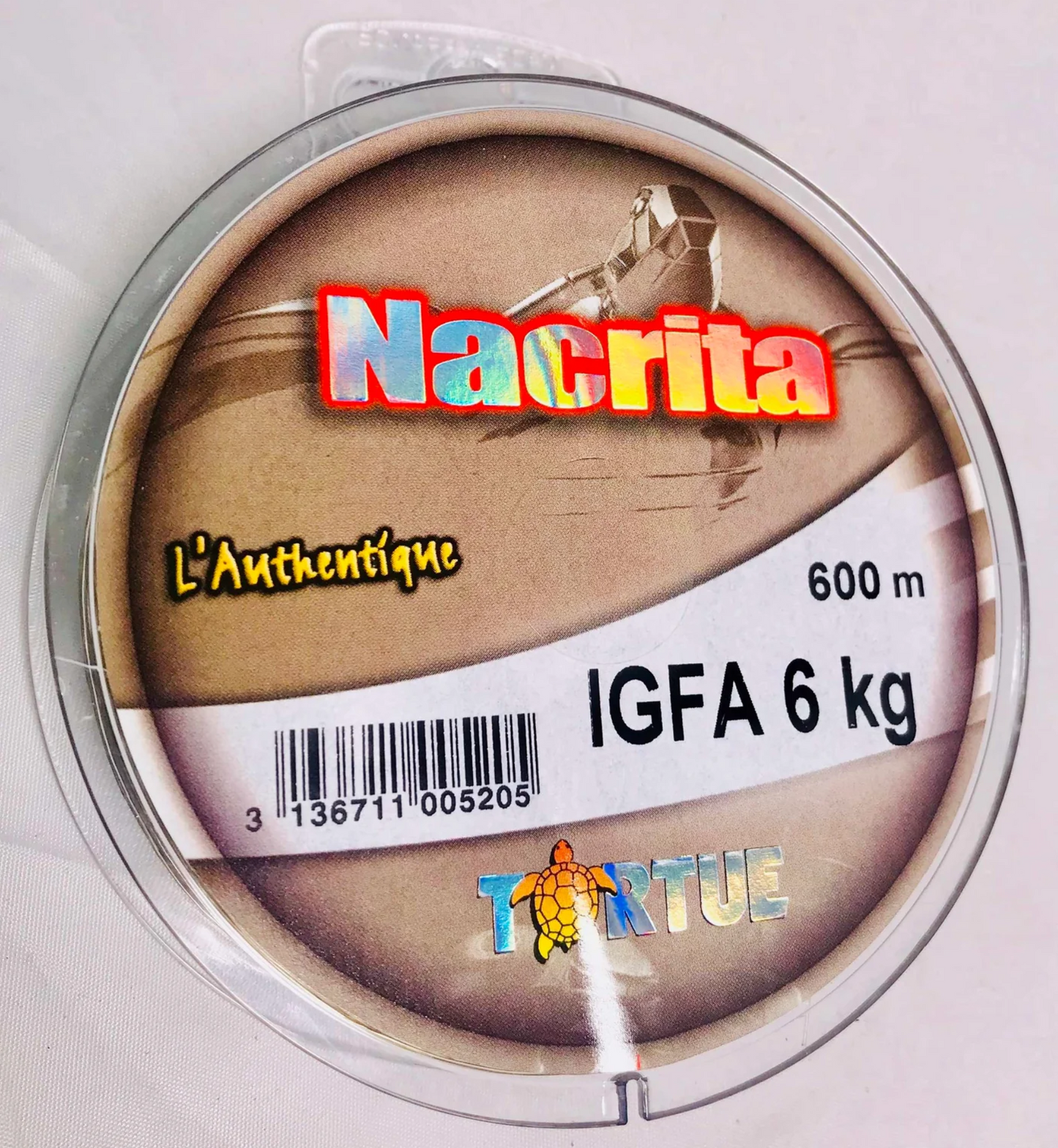 Tortue Nacrita IGFA Monofilament 6kg 600m