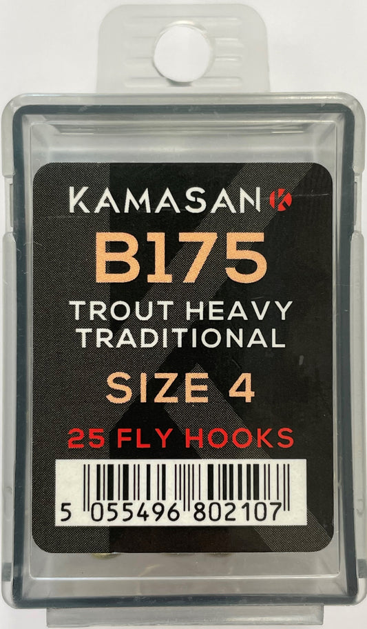 Kamasan Hooks (Pack Of 100) B130 Traditional Wet Size 12 Trout Fly Tying  Hooks