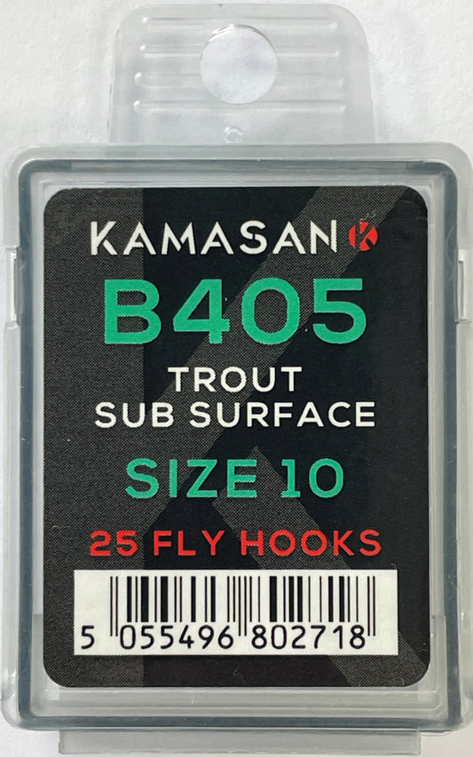 Kamasan Hooks (Pack Of 100) B100 Grub Size 14 Trout Fly Tying Hooks