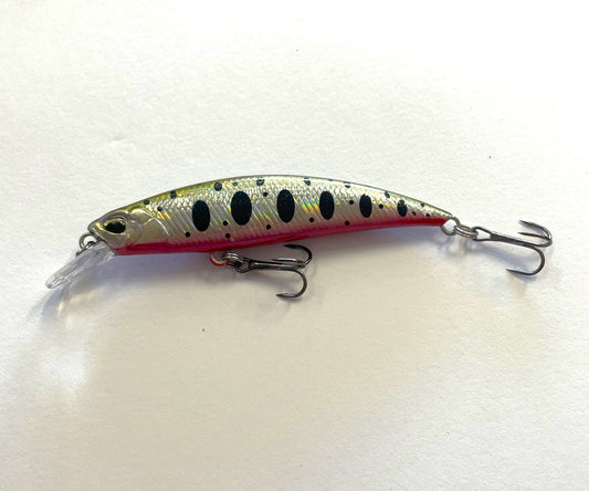 S70 Sinking Minnow - Pink Yamame