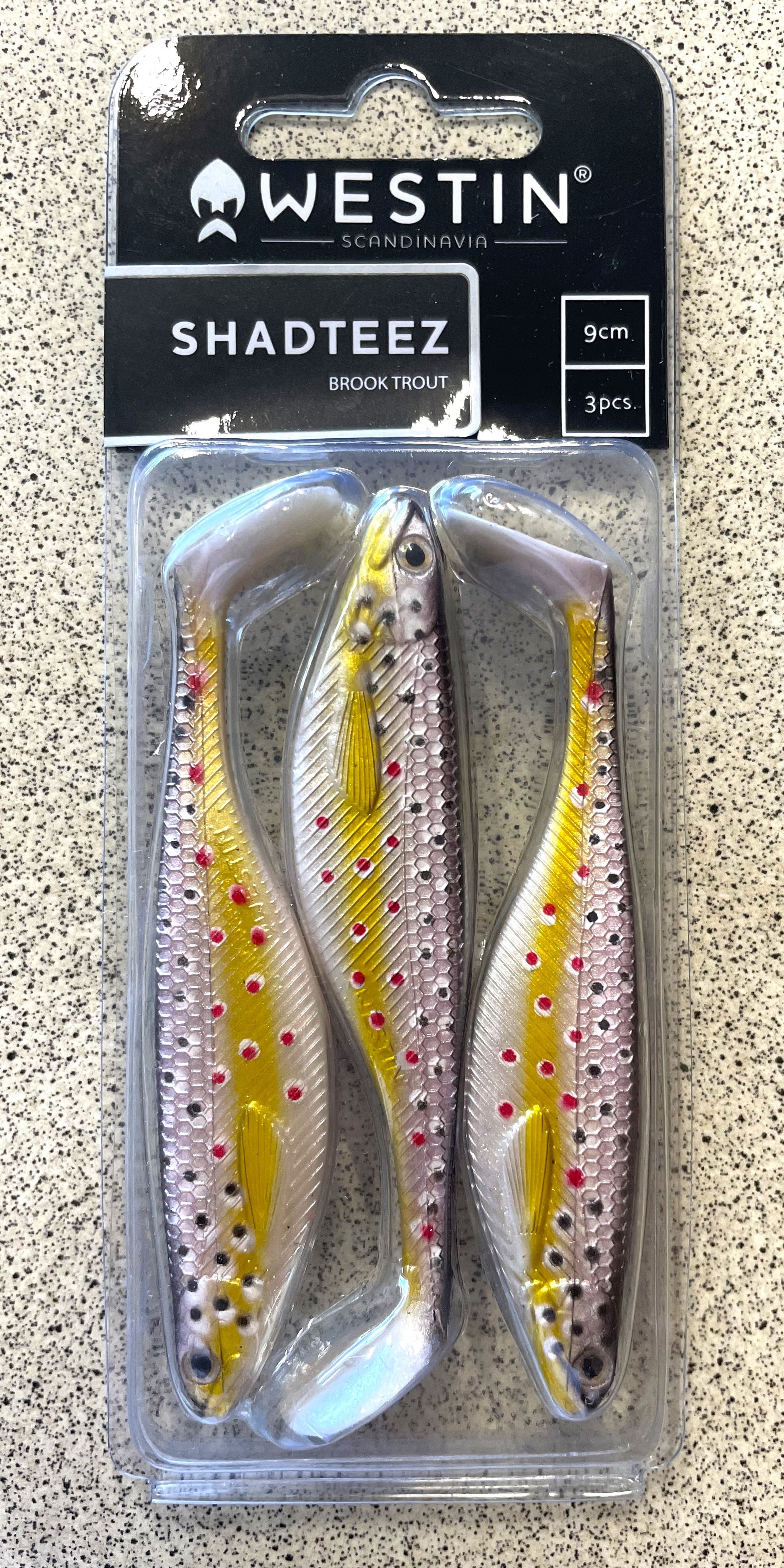 WESTIN Shadteez 9cm (3pk) - Brook Trout – Trophy Trout Lures and
