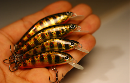 PAN Handmade Lures 45mm 4g Sinking - Golden Brown Trout